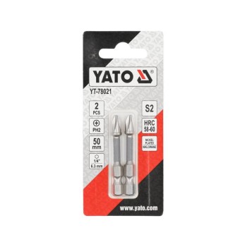 YATO Bithegy PH2 x 50 mm (2 db) YATO Bithegy PH2 x 50 mm (2 db)