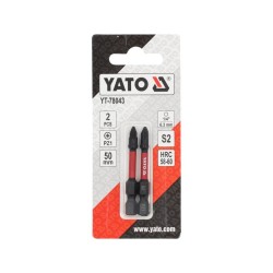 YATO Impact bithegy PZ1 x 50 mm (2 db) YATO Impact bithegy PZ1 x 50 mm (2 db)