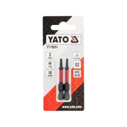 YATO Impact bithegy T10 x 50 mm (2 db) YATO Impact bithegy T10 x 50 mm (2 db)