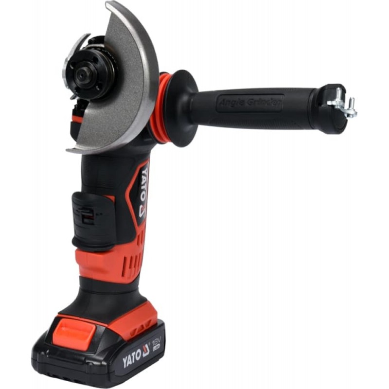 YATO YT‑82826 akkus sarokcsiszoló 125 mm, 18 V, 2 Ah (1 x 2,0 Ah akku + töltő) YATO YT‑82826 akkus sarokcsiszoló 125 mm, 18 V, 2 Ah (1 x 2,0 Ah akku + töltő)