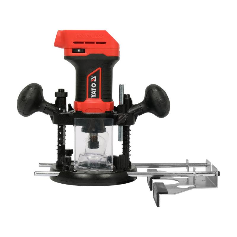 YATO Akkus felsőmaró 18 V (akku és töltő nélkül)