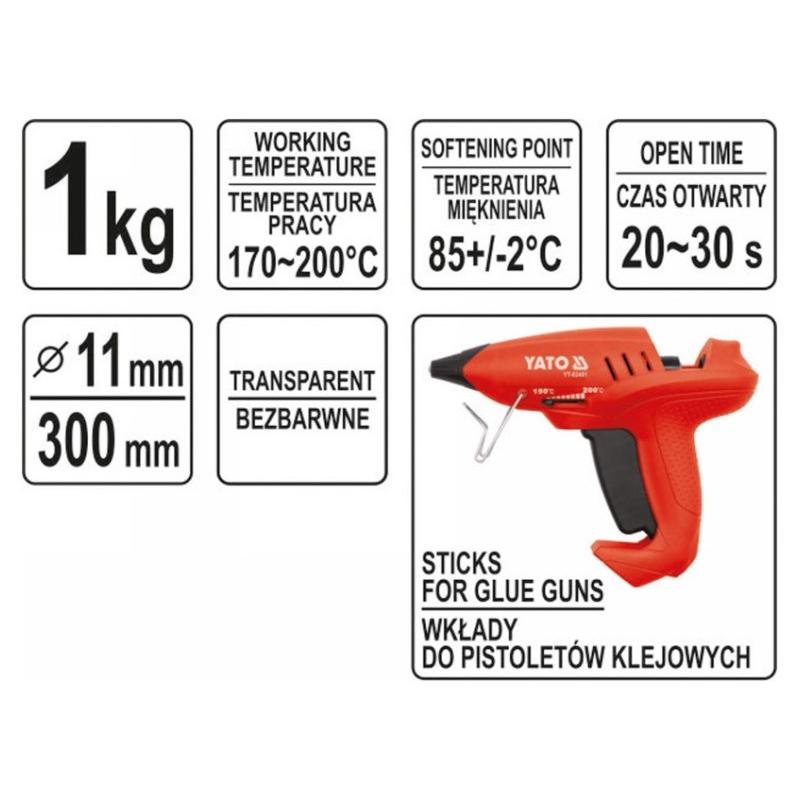 YATO Ragasztópatron 11 x 300 mm (1 kg)