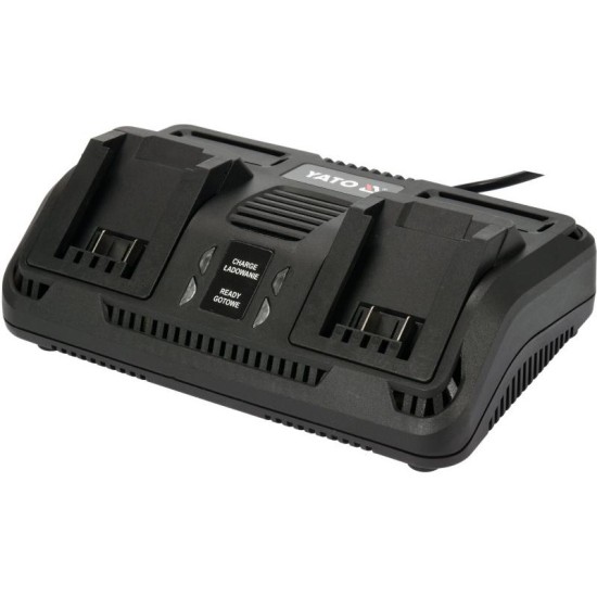 YATO Akkus láncfűrész 16'' 2 x 18 V (2 x 4,0 Ah akku + töltő)