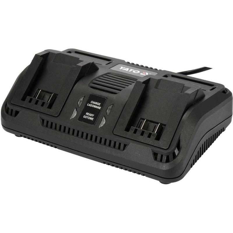 YATO Akkus láncfűrész 16'' 2 x 18 V (2 x 4,0 Ah akku + töltő)