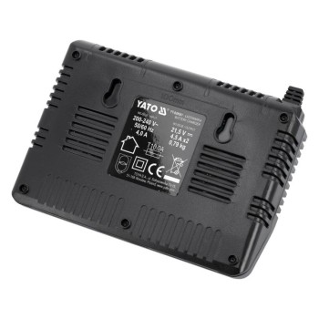 YATO Inteligens dupla akkumulátor töltő gépekhez 4,0 A 18 V