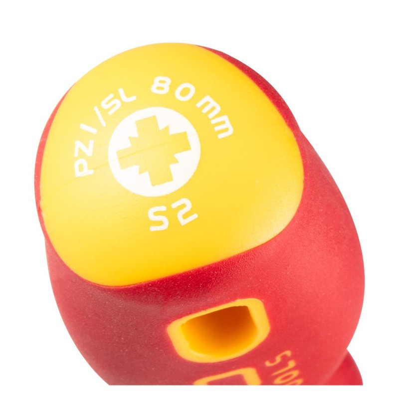 Csavarhúzó SL/PZ1 80mm, 1000V, szigetelt (04-219)