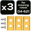 Fűnyírókés készlet 04-621 robotfűnyíróhoz, 3db/cs (04-621-30) Fűnyírókés készlet 04-621 robotfűnyíróhoz, 3db/cs (04-621-30)