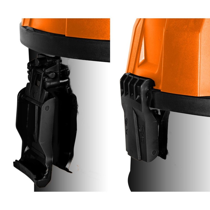 Száraz/vizes ipari porszívó, szűrőtisztító funkció, 1600W/18KPa, 35L inox tartály, gépcsatlakozó, tartozékok (04-739) Száraz/vizes ipari porszívó, szűrőtisztító funkció, 1600W/18KPa, 35L inox tartály, gépcsatlakozó, tartozékok (04-739)