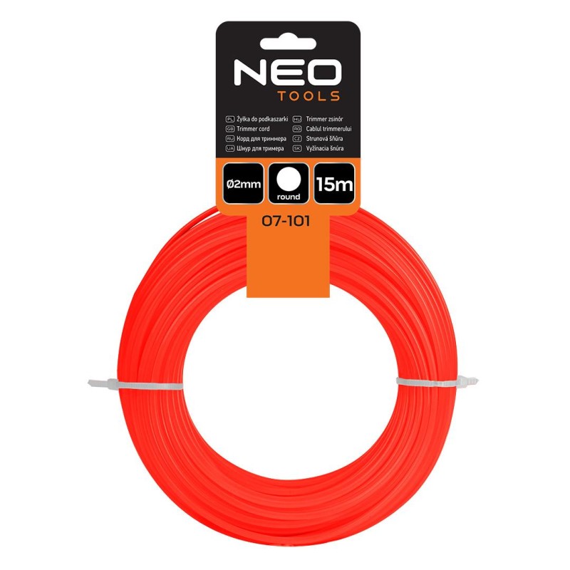 Damil, szegélynyírókhoz/kaszákhoz, 2mm/15m, kerek profil (07-101) Damil, szegélynyírókhoz/kaszákhoz, 2mm/15m, kerek profil (07-101)