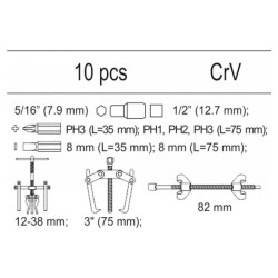 YATO Autóipari szerszámok (fiókbetét) (YT-55476) YATO Autóipari szerszámok (fiókbetét) (YT-55476)