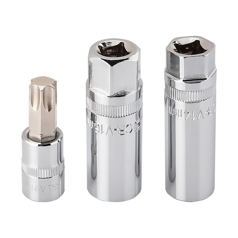 Motorkerékpárszerelő készlet - 25db - puha tok (10-500)