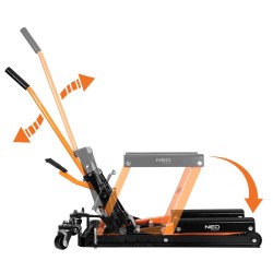 Mobil hidraulikus emelő quadokhoz és motorkerékpárokhoz. Teherbírás 680kg (10-596) Mobil hidraulikus emelő quadokhoz és motorkerékpárokhoz. Teherbírás 680kg (10-596)