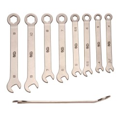 Mini csillag-villáskulcs készlet 8 részes 4-10mm (BGS-8646)