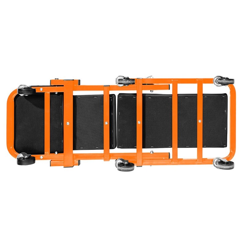 NEO TOOLS 11-601-1 szerelőágy és szék, 2 az 1-ben, 150 kg teherbírás