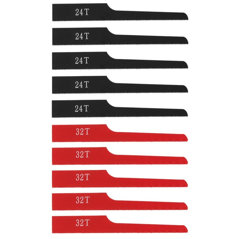 Fűrészlap készlet 14-034 pneumatikus orrfűrészhez, 24 és 32 fogú lapok, 10db (14-034-401)