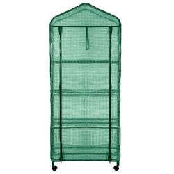 Növényház, 69x69x160cm, PE fólia, fémszerkezet (15-903)