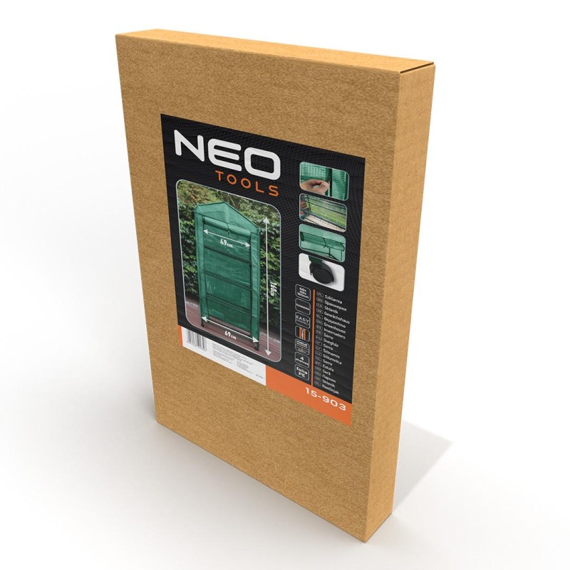 Növényház, 69x69x160cm, PE fólia, fémszerkezet (15-903) Növényház, 69x69x160cm, PE fólia, fémszerkezet (15-903)