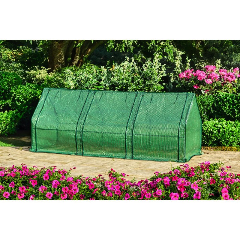 Növényház, 240x90x90cm, PE fólia, fémszerkezet (15-912)