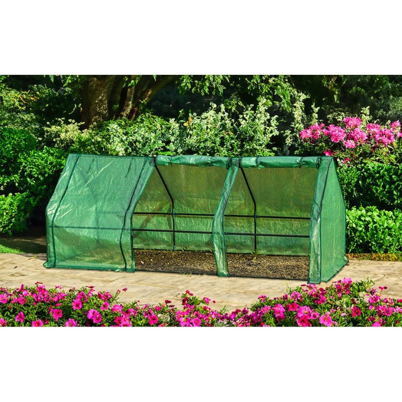 Növényház, 240x90x90cm, PE fólia, fémszerkezet (15-912)