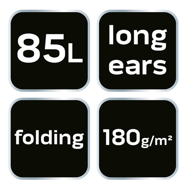 Kerti hulladék- és levélgyűjtő zsák, összecsukható, hosszú füllel, 85L (15-960)