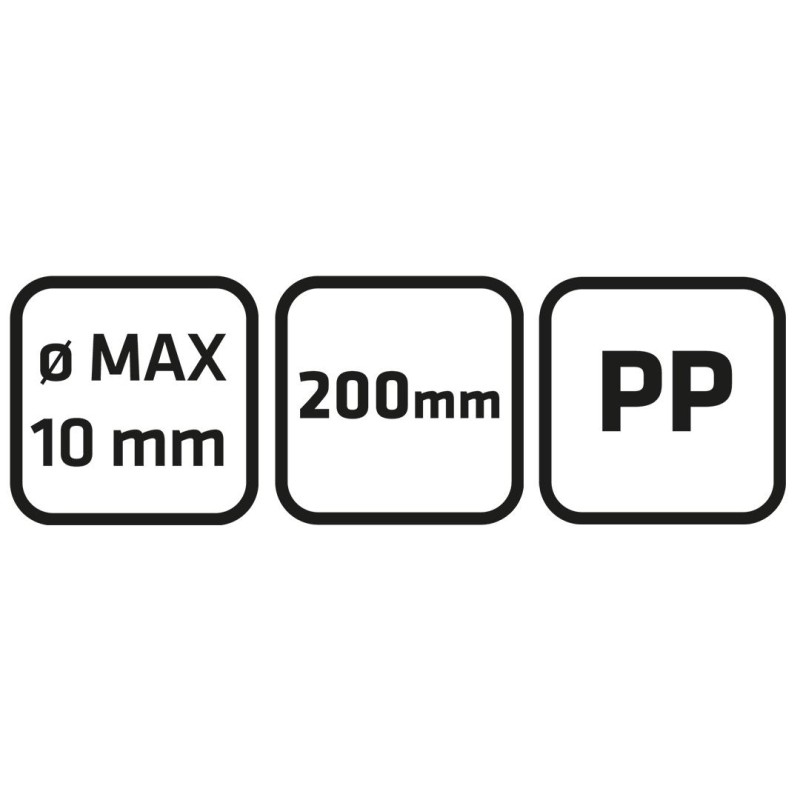Metszőolló, fémházas, 200 mm, max 10mm (15G208)