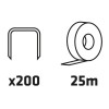 Kézi növénykötöző gép, 25m szalag + 200db kapocs (15G455)