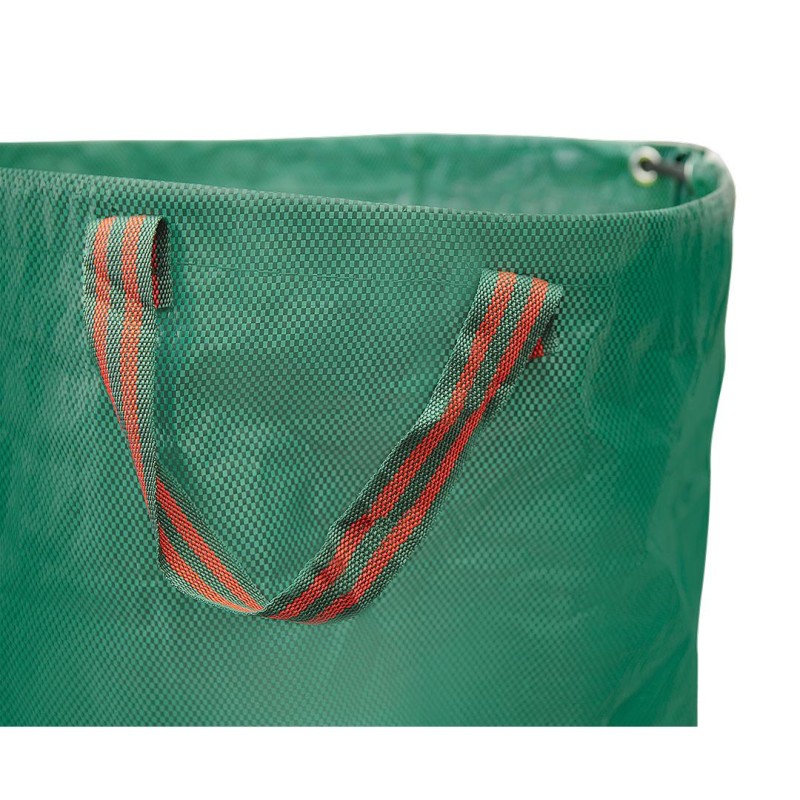 Kerti hulladék és levélgyűjtő zsák 270 L, 150 g/m2, PP, párnázott peremmel, 3 fogantyúval, 67 x 76cm (15G541)