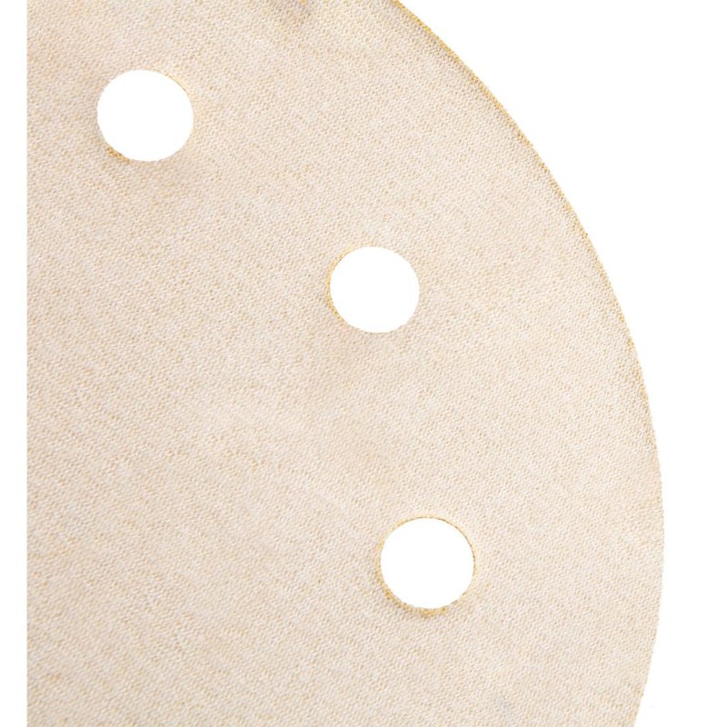 Tépőzáras csiszolópapír 225mm, K180, 5db, 6 lyukakkal az 59G264, 59G265 csiszológéphez. (54H031)