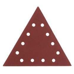Tépőzáras csiszolópapír K120, háromszög alakú 12 lyukakkal, 5db csiszolóhoz 59G264 (54H033) Tépőzáras csiszolópapír K120, háromszög alakú 12 lyukakkal, 5db csiszolóhoz 59G264 (54H033)