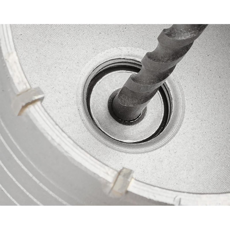 Koronafúró, körkivágó, 85 mm, SDS Plus szárral és központfúróval (55H323) Koronafúró, körkivágó, 85 mm, SDS Plus szárral és központfúróval (55H323)