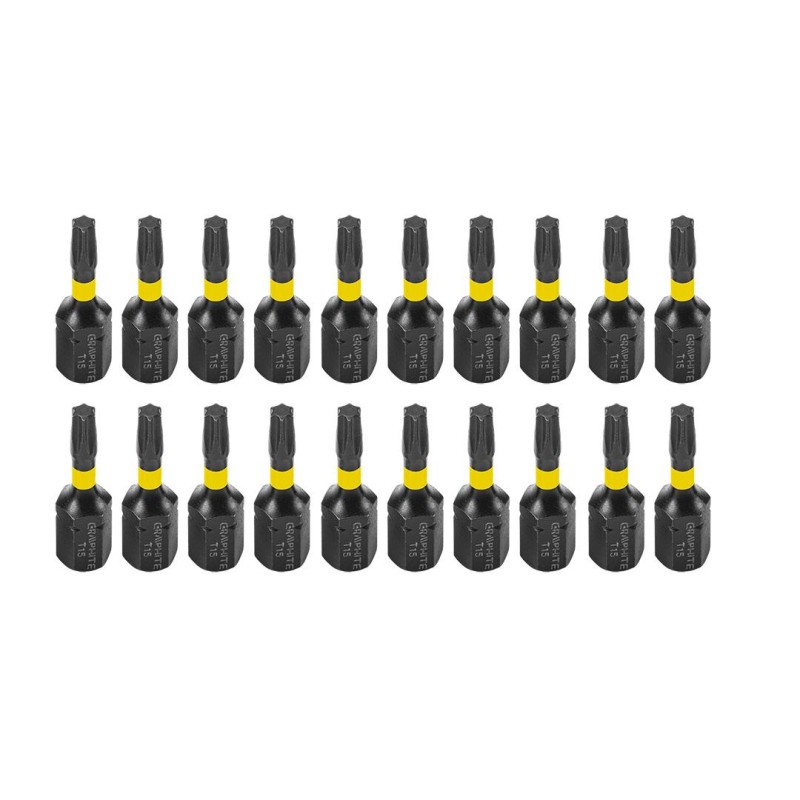 Torziós ütvecsavarozó bit TX15 x 25mm, 20db (56H544)
