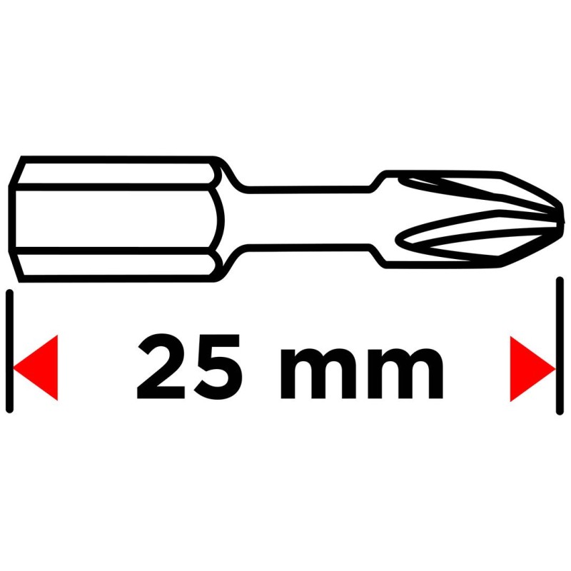Torziós ütvecsavarozó bit TX15 x 25mm, 20db (56H544)
