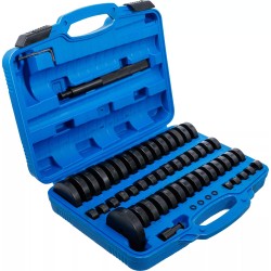 Kerékcsapágy szerelő készlet 52 db (18 - 65 mm) BGS-8467 Kerékcsapágy szerelő készlet 52 db (18 - 65 mm) BGS-8467