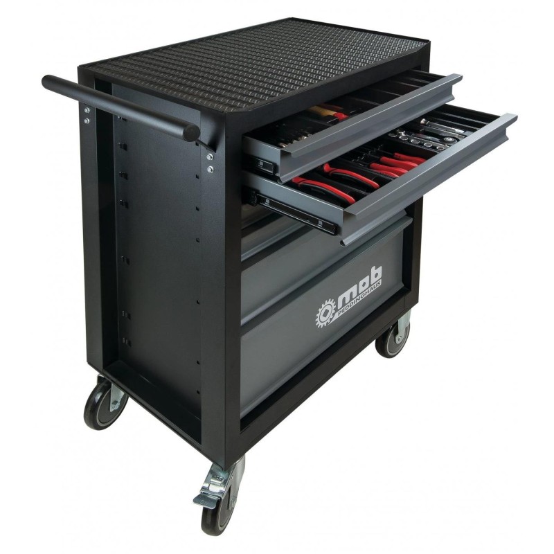 Szerszámos kocsi gyári-felszerelt 121 db-os 6 fiókos - mob Szerszámos kocsi gyári-felszerelt 121 db-os 6 fiókos - mob