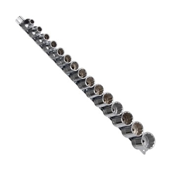 Dugókulcs - crowafej készlet 1/2'' 12 szögű COLOS rövid 15 db-os Genius