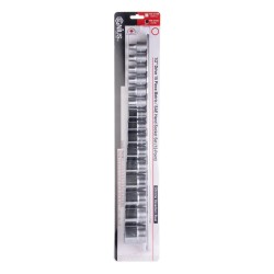 Dugókulcs - crowafej készlet 1/2'' 12 szögű COLOS rövid 15 db-os Genius Dugókulcs - crowafej készlet 1/2'' 12 szögű COLOS rövid 15 db-os Genius