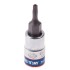 Rátűzőkulcs - crowa+bit 1/4'' torx, furatos TPX27 - King Tony