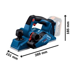 BOSCH Akkus gyalu GHO 185-LI (akku és töltő nélkül) BOSCH Akkus gyalu GHO 185-LI (akku és töltő nélkül)