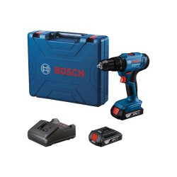 BOSCH Akkus ütvefúró-csavarozó GSB 183-LI kofferben (2 x 2,0 Ah akku + töltő) BOSCH Akkus ütvefúró-csavarozó GSB 183-LI kofferben (2 x 2,0 Ah akku + töltő)