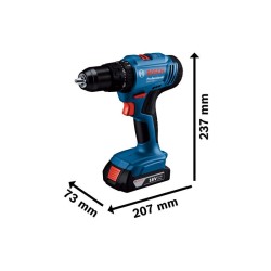 BOSCH Akkus ütvefúró-csavarozó GSB 183-LI kofferben (2 x 2,0 Ah akku + töltő) BOSCH Akkus ütvefúró-csavarozó GSB 183-LI kofferben (2 x 2,0 Ah akku + töltő)