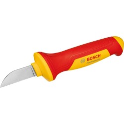 BOSCH Kábelcsupaszító kés 190 mm 1000 V-ig szigetelt S2 acélból BOSCH Kábelcsupaszító kés 190 mm 1000 V-ig szigetelt S2 acélból
