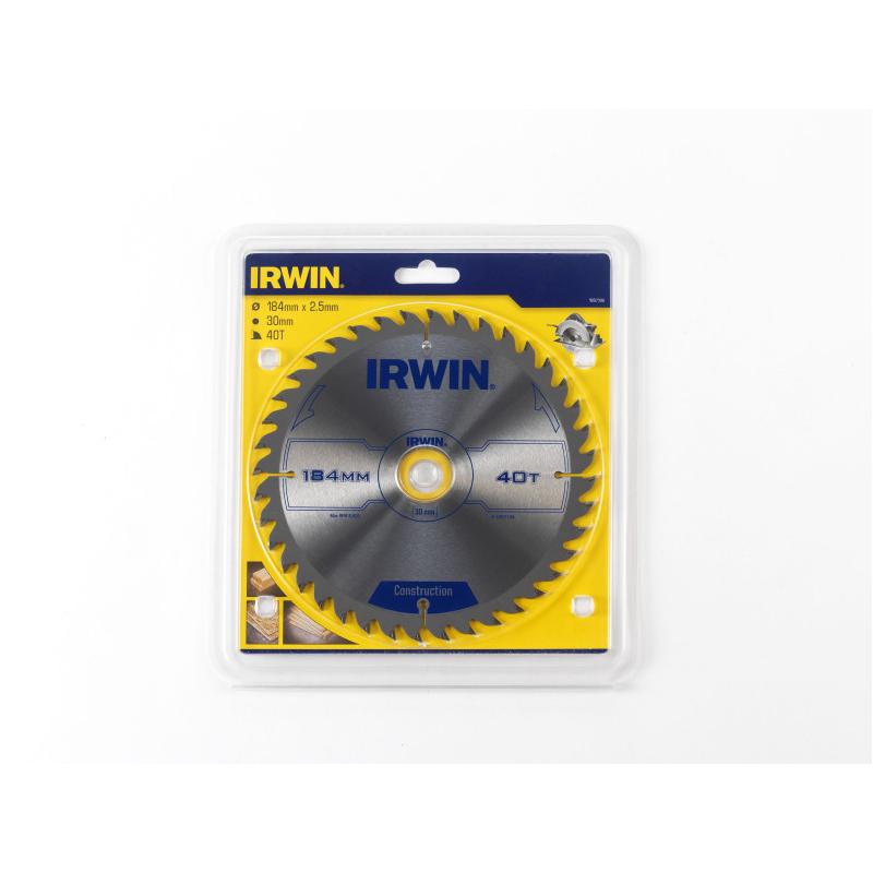 IRWIN Fűrésztárcsa fához 184 x 30 mm / 40T IRWIN Fűrésztárcsa fához 184 x 30 mm / 40T