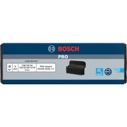 BOSCH PRO Hoszzú gépi dugókulcs készlet 9 részes 3/8'' 7-19 mm CrMo BOSCH PRO Hoszzú gépi dugókulcs készlet 9 részes 3/8'' 7-19 mm CrMo