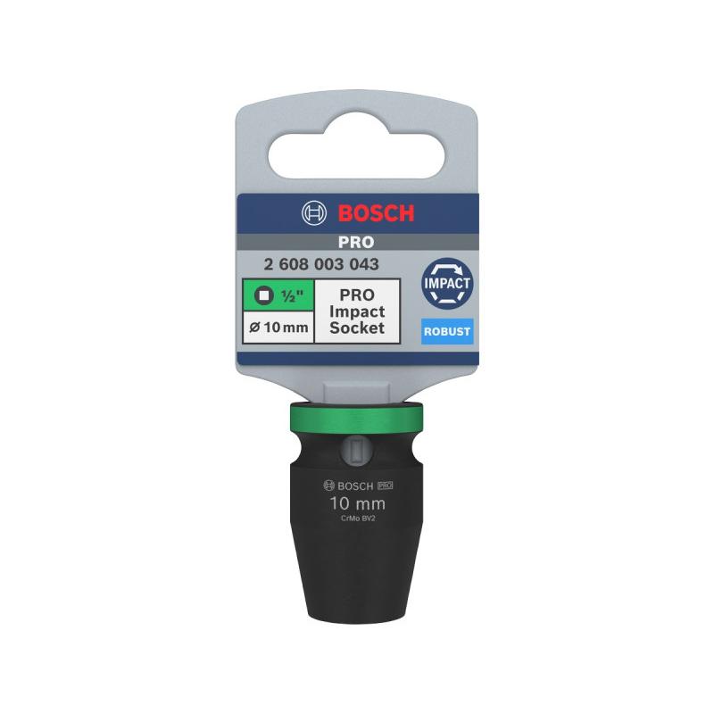 BOSCH PRO Gépi dugókulcs 1/2'' 10 mm CrMo BOSCH PRO Gépi dugókulcs 1/2'' 10 mm CrMo