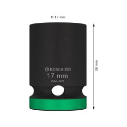BOSCH PRO Gépi dugókulcs 1/2'' 17 mm CrMo BOSCH PRO Gépi dugókulcs 1/2'' 17 mm CrMo