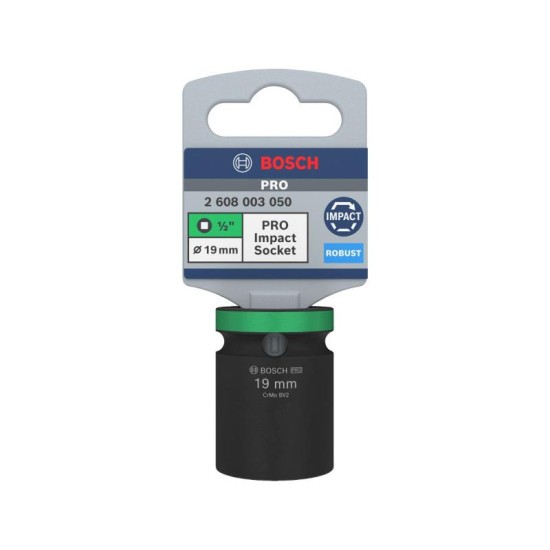 BOSCH PRO Gépi dugókulcs 1/2'' 19 mm CrMo