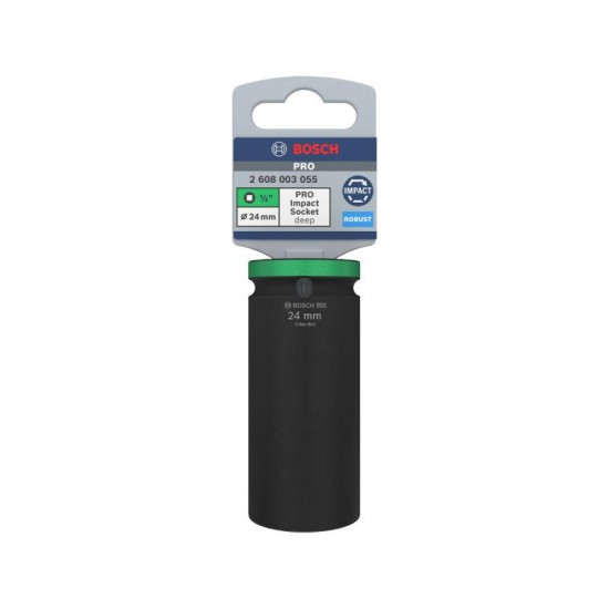 BOSCH PRO Hosszú gépi dugókulcs 1/2'' 24 mm CrMo