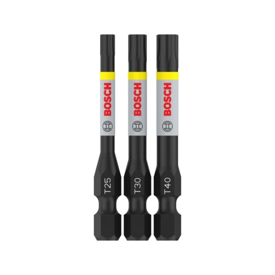 BOSCH PRO Impact bithegy készlet 3 részes T25 / T30 / T40 x 55 mm 1/4'' Hex