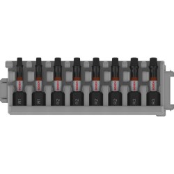 BOSCH PRO Impact bithegy készlet 8 részes R1 - R3 x 25 mm Robertson 1/4'' Hex BOSCH PRO Impact bithegy készlet 8 részes R1 - R3 x 25 mm Robertson 1/4'' Hex