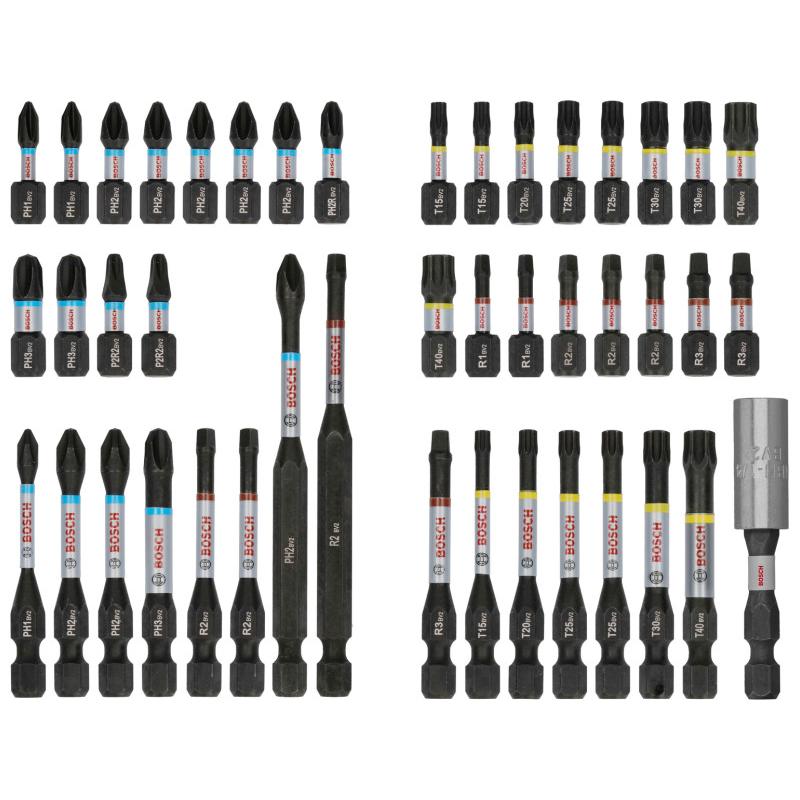 BOSCH PRO Impact bithegy készlet 44 részes 1/4'' Hex